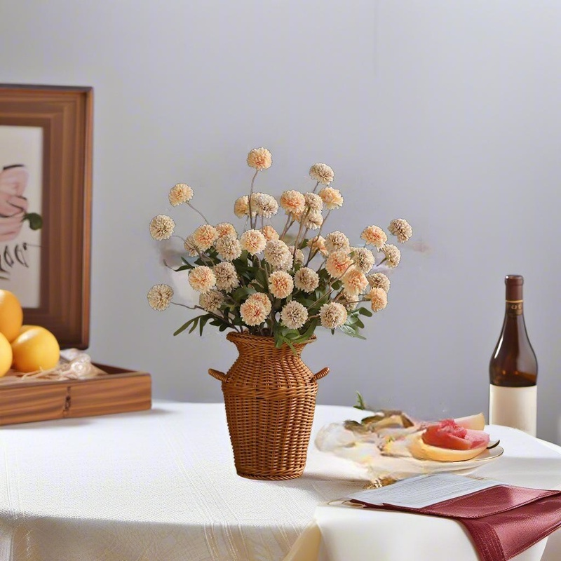 家庭用ラタン編み花瓶