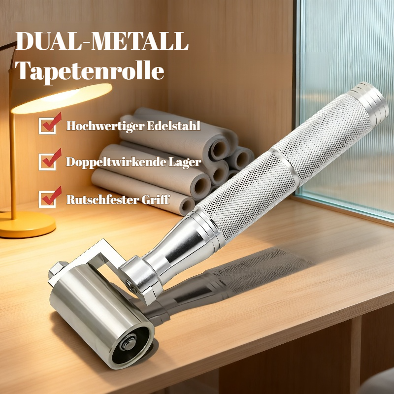 Edelstahl-Wandtapeten-Andruckrolle für Zuhause