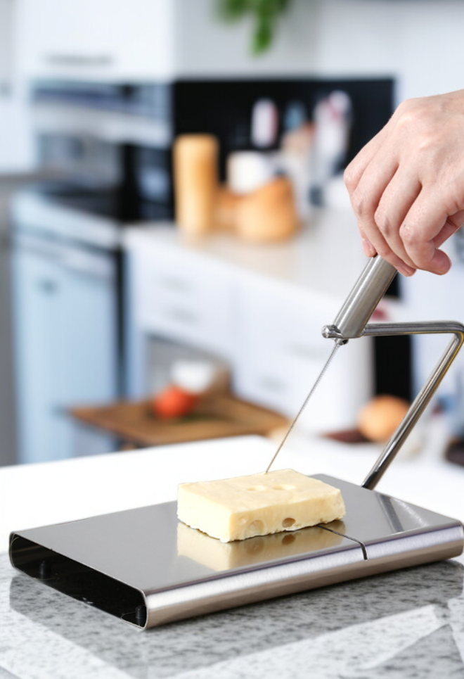 내구성 좋은 치즈 슬라이서 손잡이 디테일