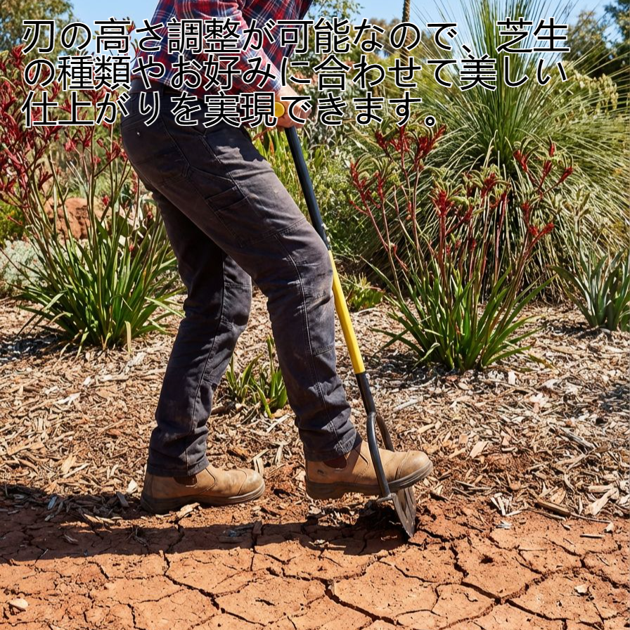 手動芝刈り機の全体画像