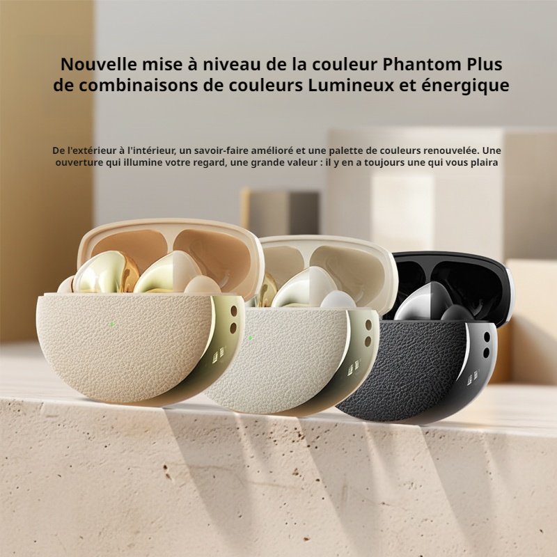 Casque Bluetooth stéréo longue portée en cuir