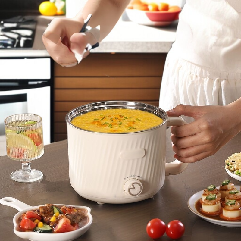 Student dormitory small stainless steel nonstick electric hot pot
