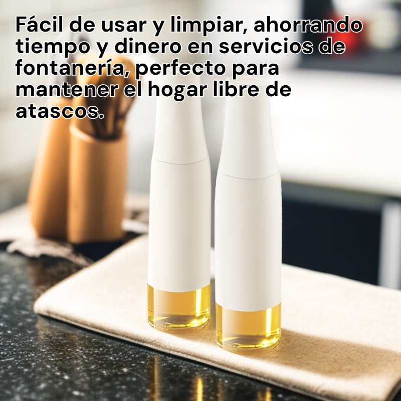 Desatascador de tuberías resistente y duradero