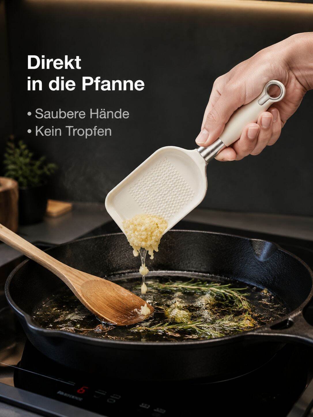 Kitchen Multi-Functional Garlic Press