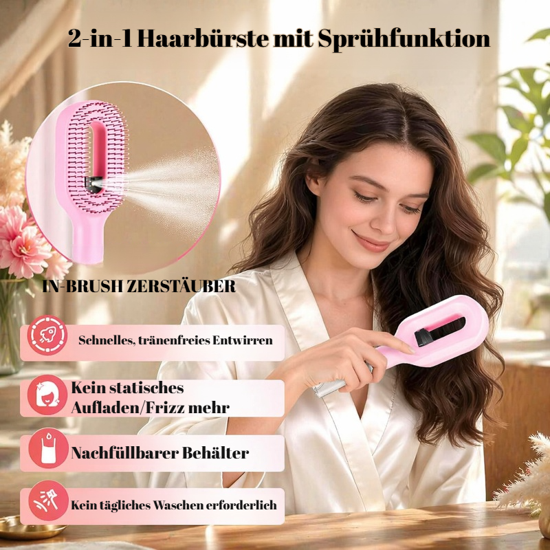 3-Tage Haarwachstum Pflegeöl-Spray Massagebürste