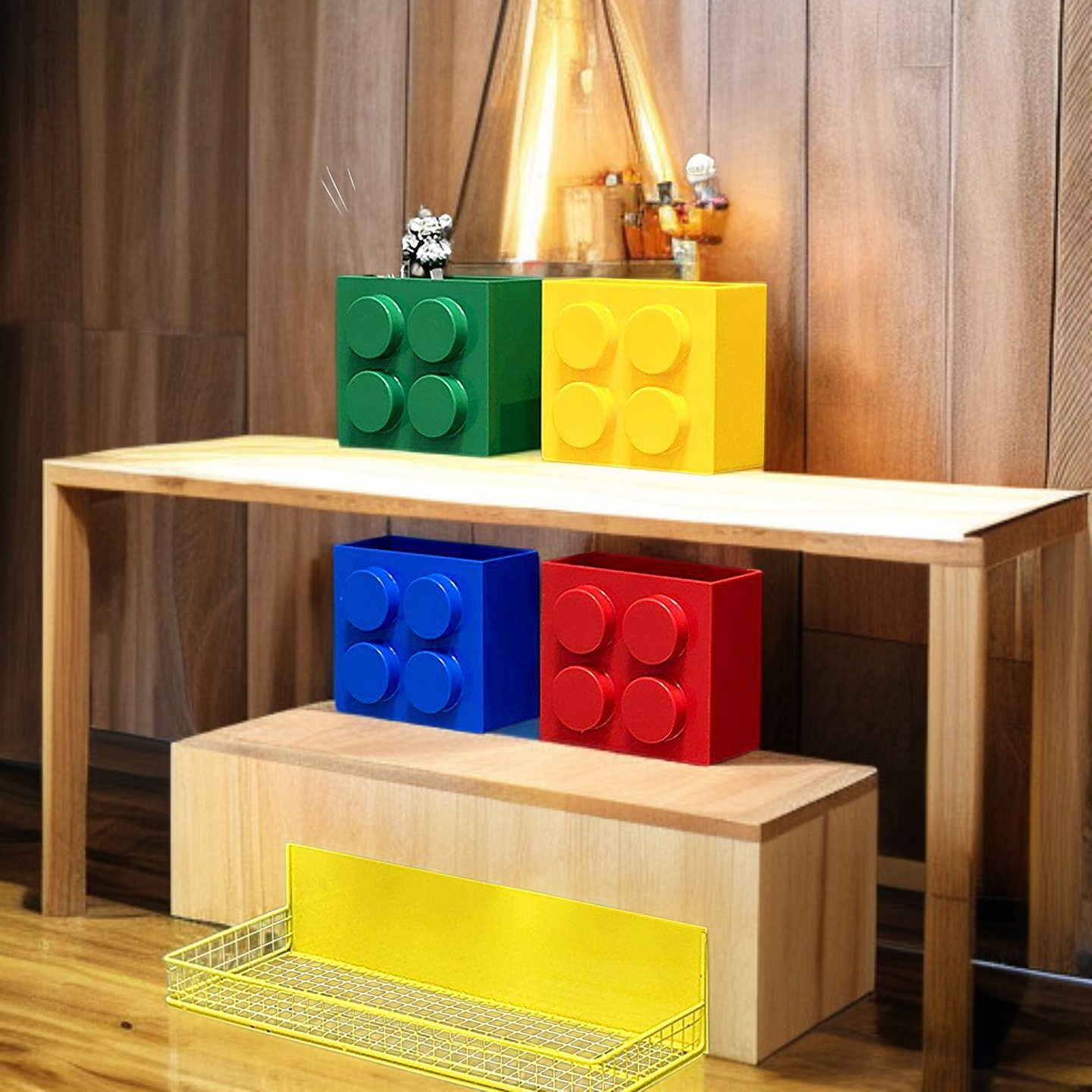 냉장고에 부착된 수납함의 다양한 활용 예시