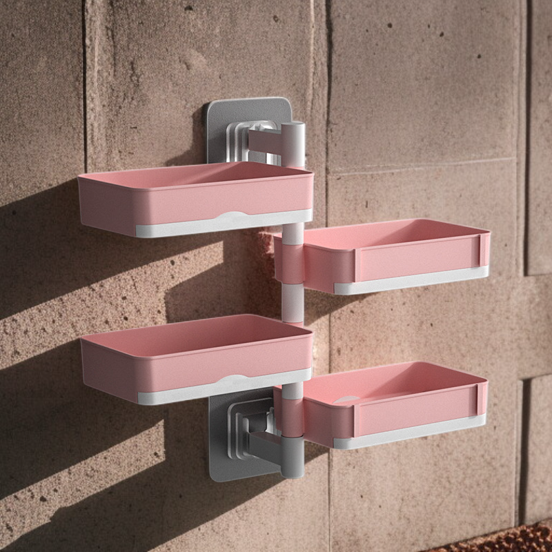 2중 3단 벽걸이형 수납선반