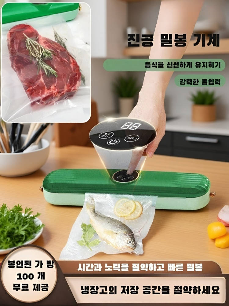 진공포장기+100매 포장백
