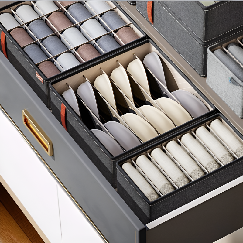  Caja organizadora de cajones para ropa interior 3 en 1