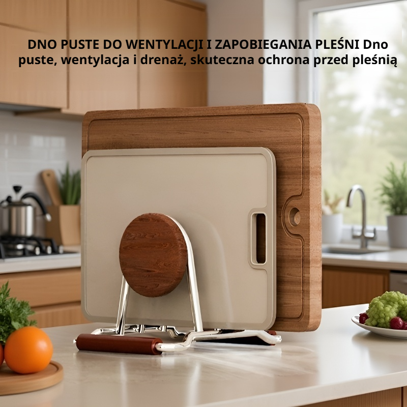 Stojak na deski do krojenia ze stali nierdzewnej do kuchni 