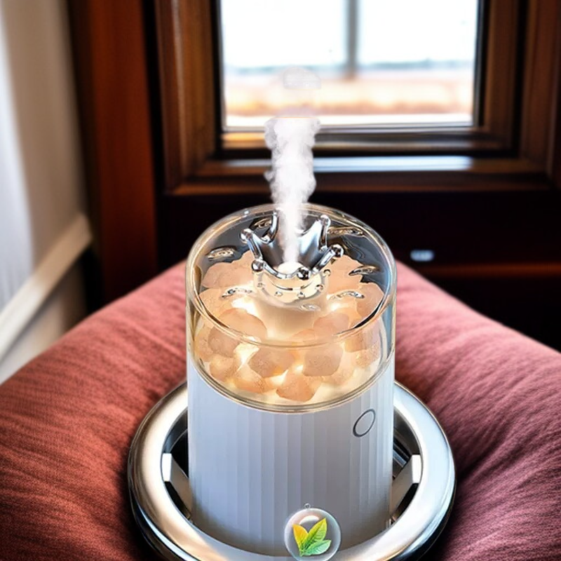 Difusor de mesa para el hogar y coche, humidificador ultrasilencioso