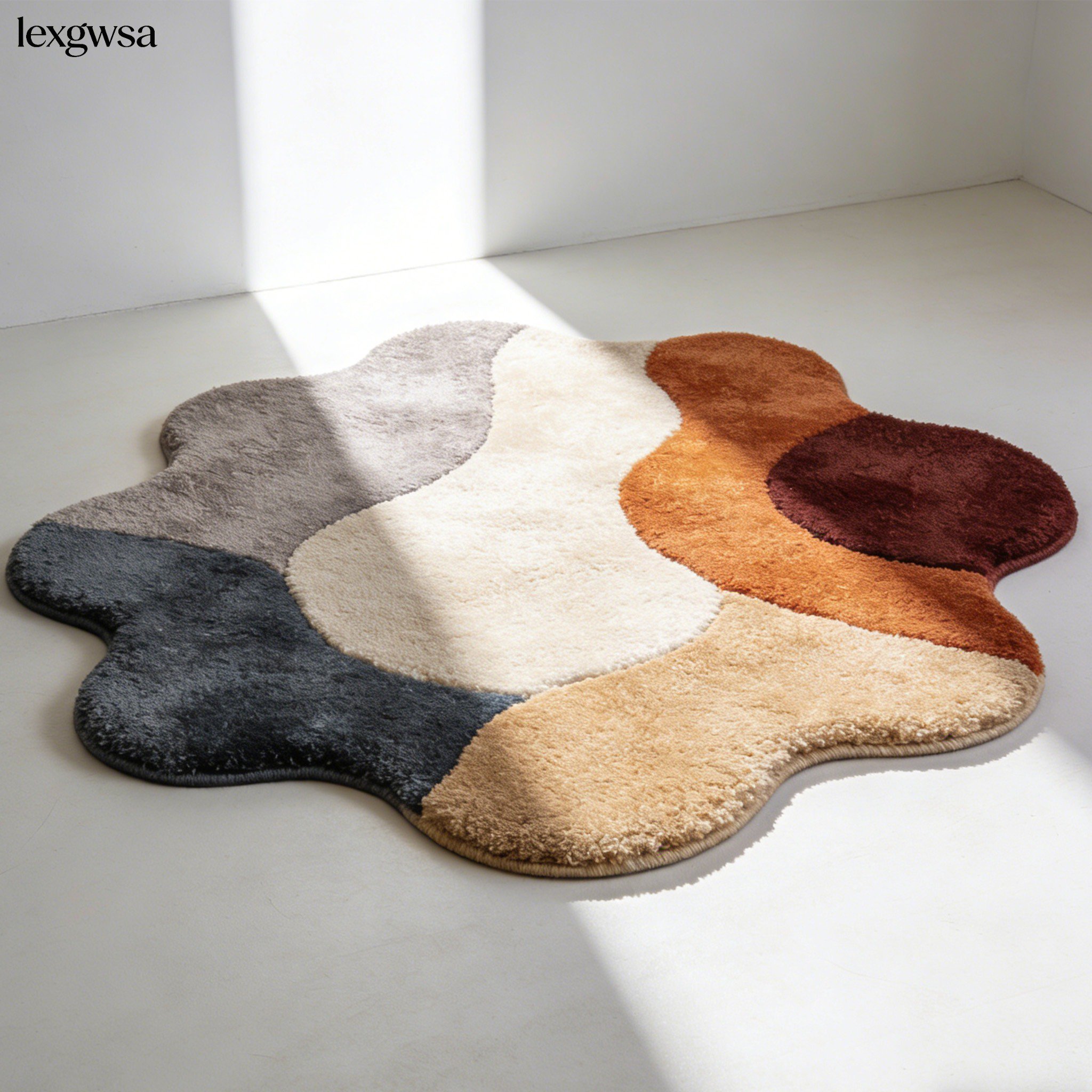 พรมห้องนั่งเล่นสไตล์มินิมอล