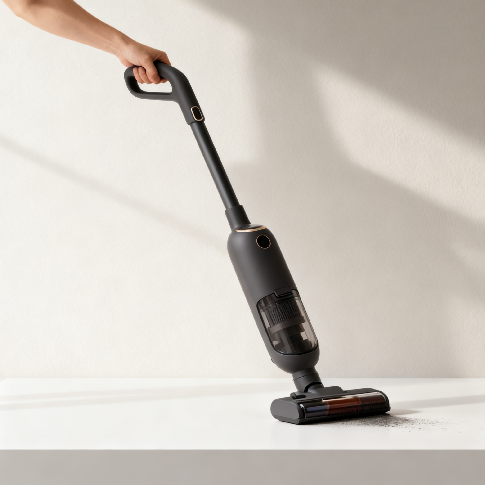 เครื่องดูดฝุ่นไร้สายแบบตั้งพื้นดีไซน์ทันสมัย