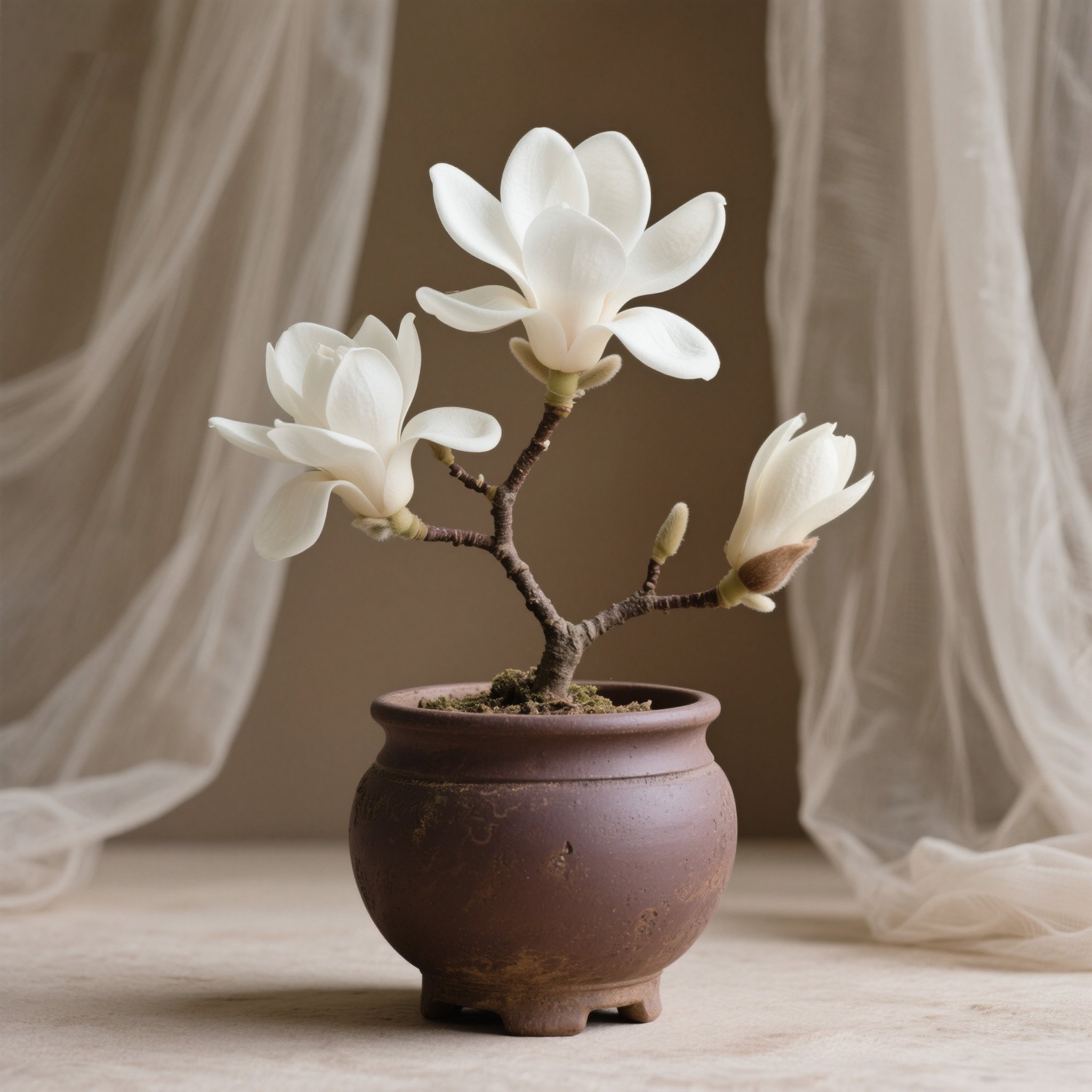 ต้นพุดซ้อนในกระถาง