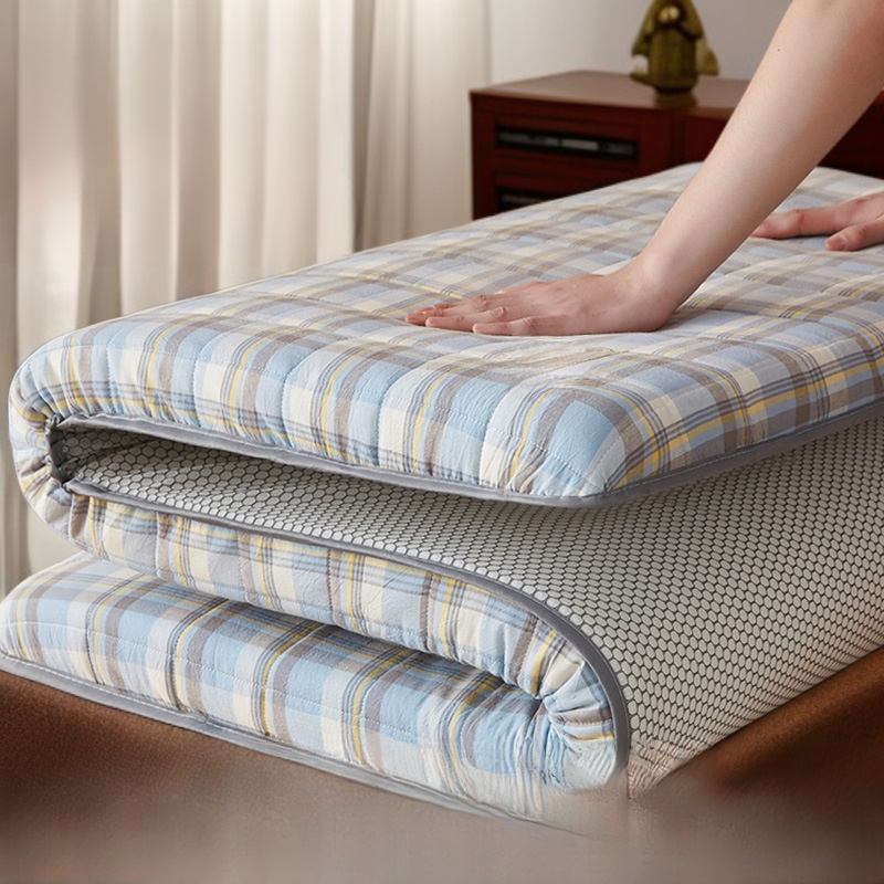 Dormitorio individual colchón de algodón suave funda de colchón tatami cama colchón sabana