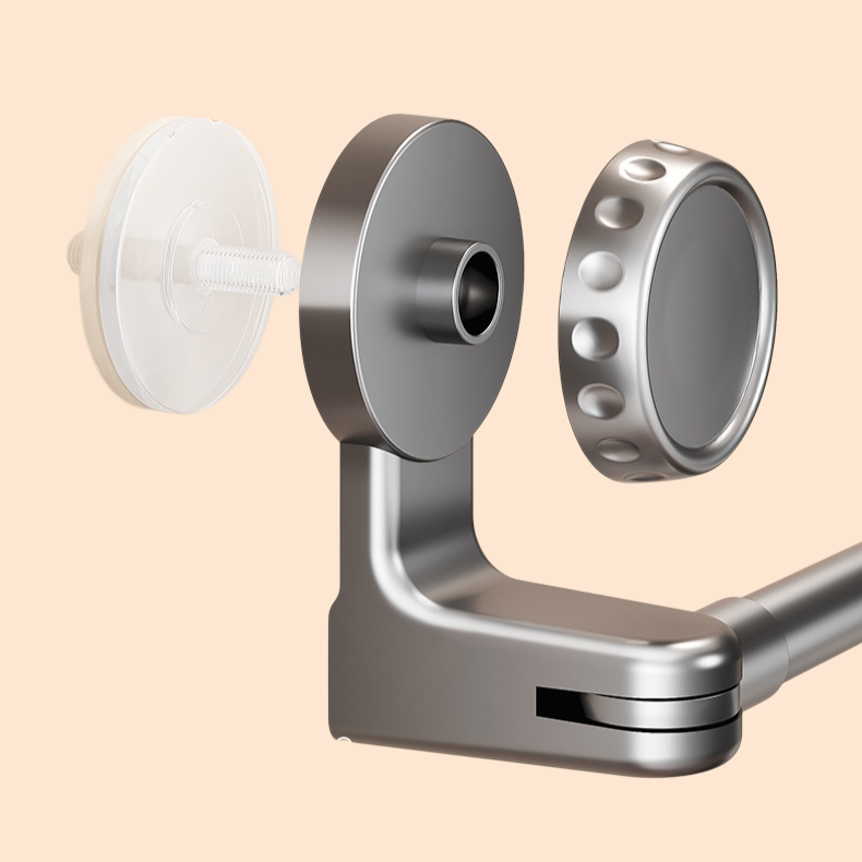  Rotatable and Extendable Suction Cup Towel Rack