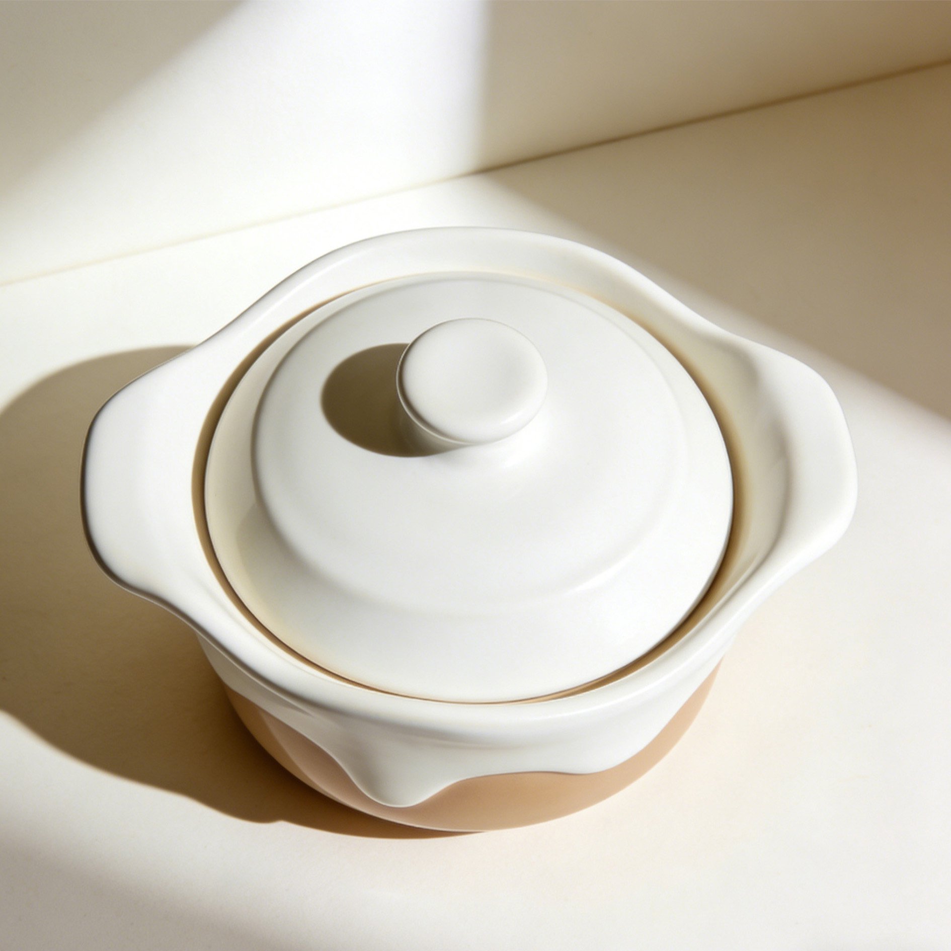 家庭用セラミックミルクパン正面写真