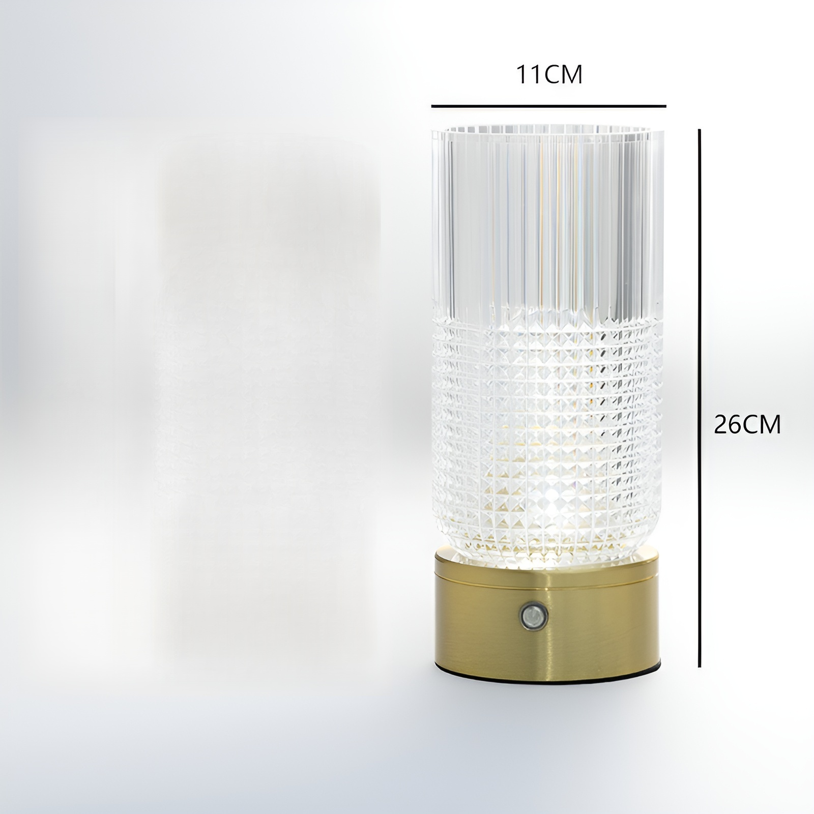 Vase LED style nordique avec éclairage d'ambiance