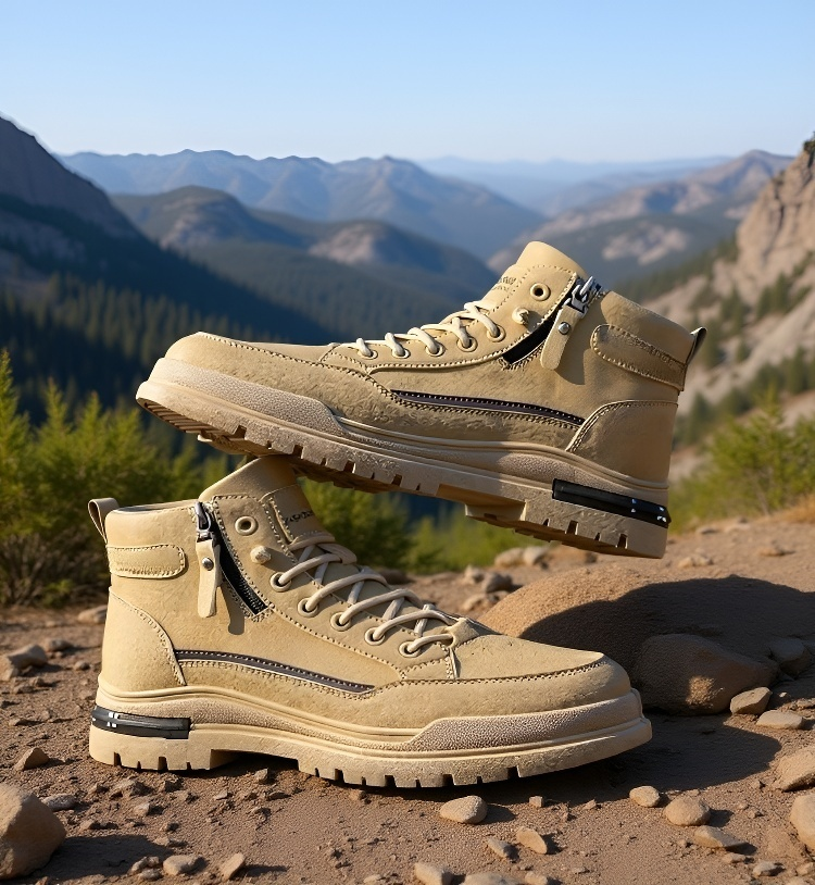 스타일리시한 남성 카고 워커 코디 샷