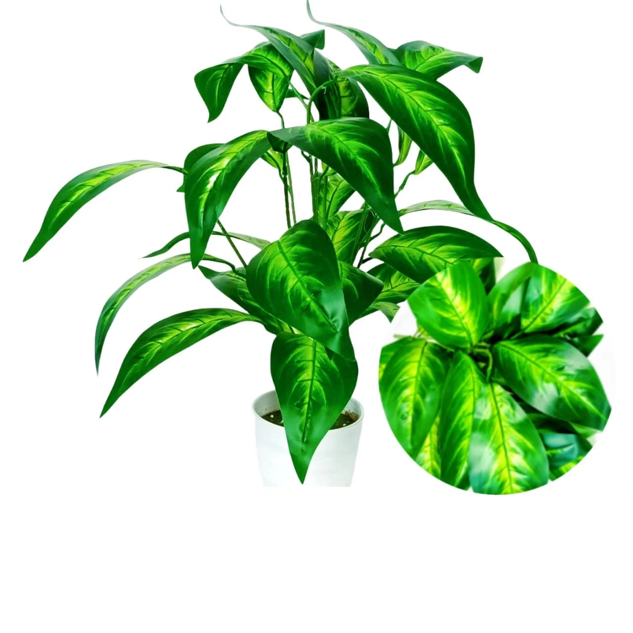 Simulated potted turtle back bamboo leaf artificial flower decoration bonsai