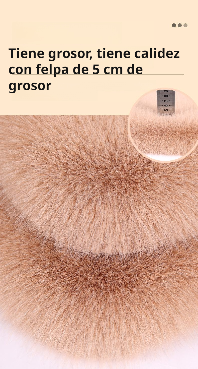 Detalle de textura suave de cojín de coche