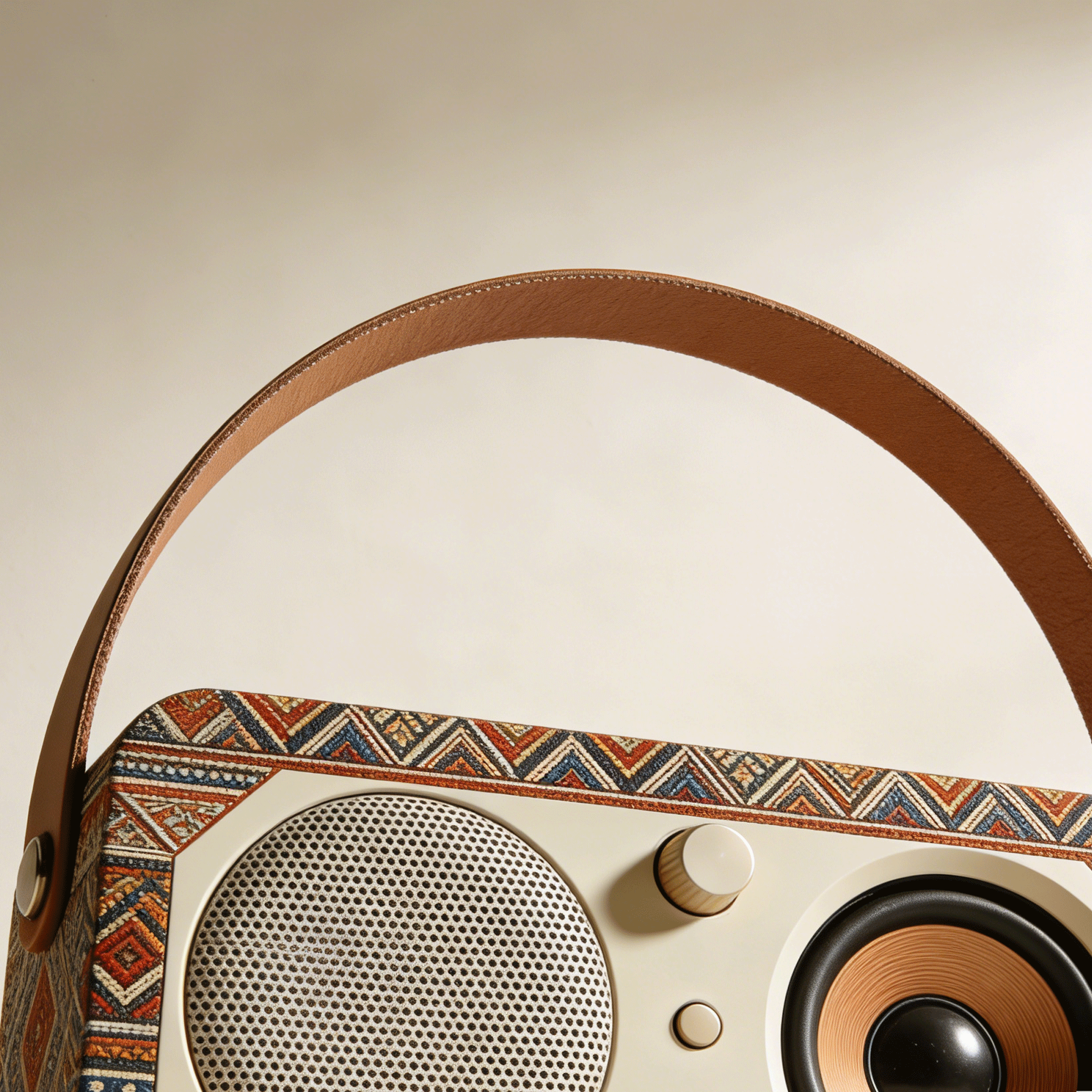 ลำโพงดีไซน์ย้อนยุคขนาดพกพา