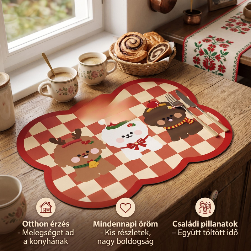 Vízszívó alátét kávéfőzőhöz, vízálló és csúszásgátló