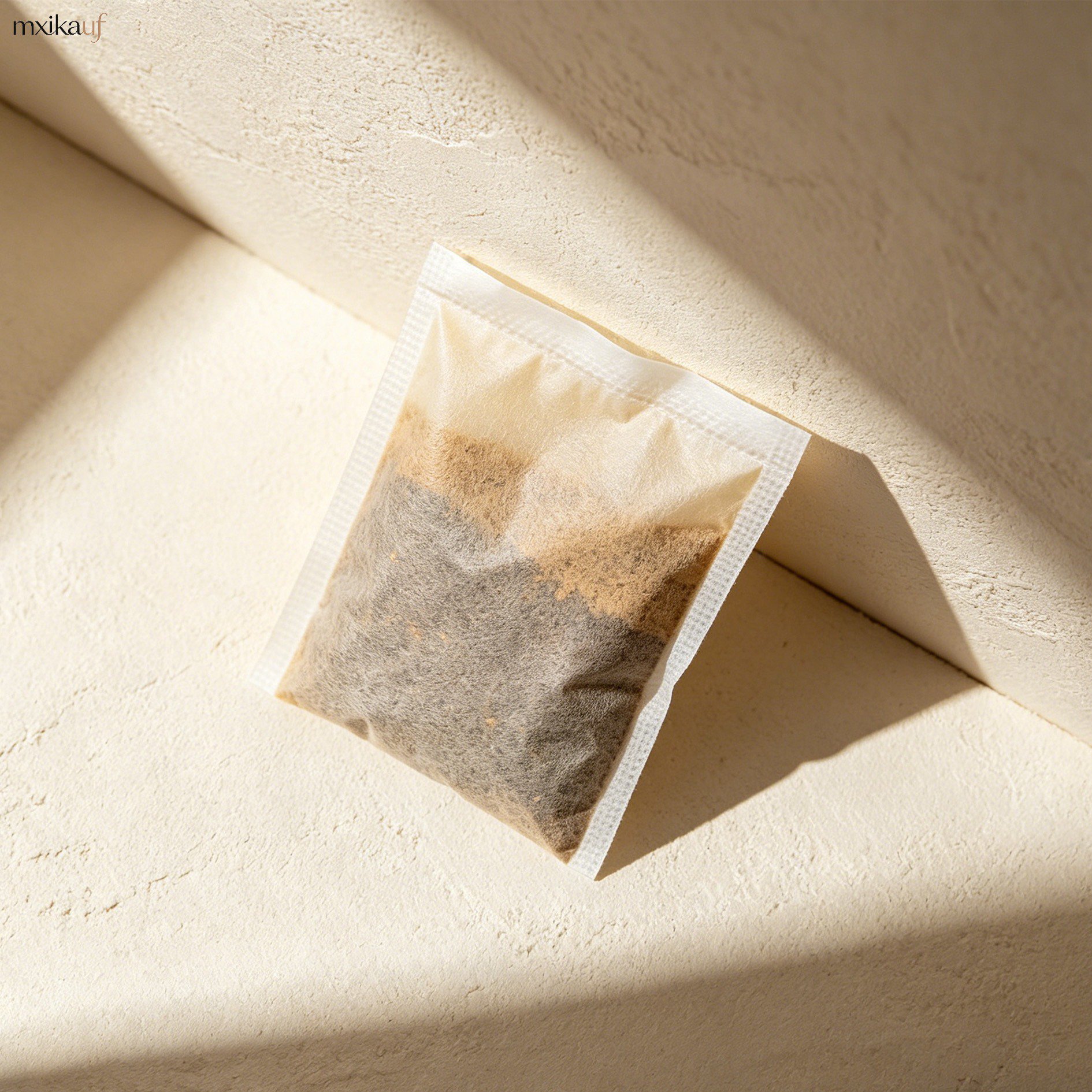 Woman relaxing with feet in herbal foot soak