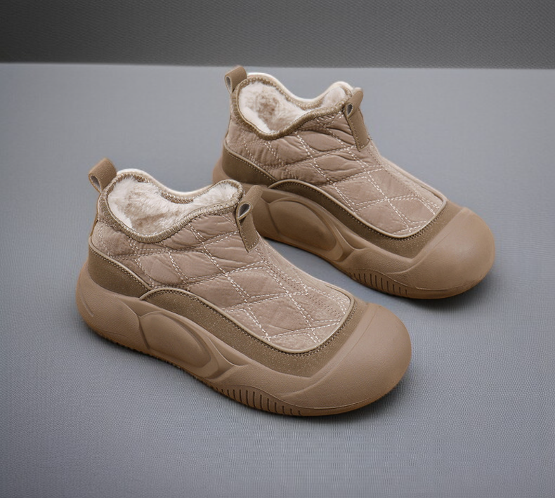 室内外両用の女性用コットンシューズ