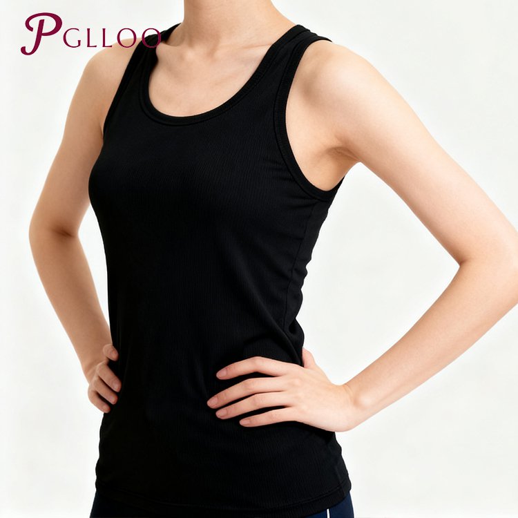 검은색 스포츠 조끼