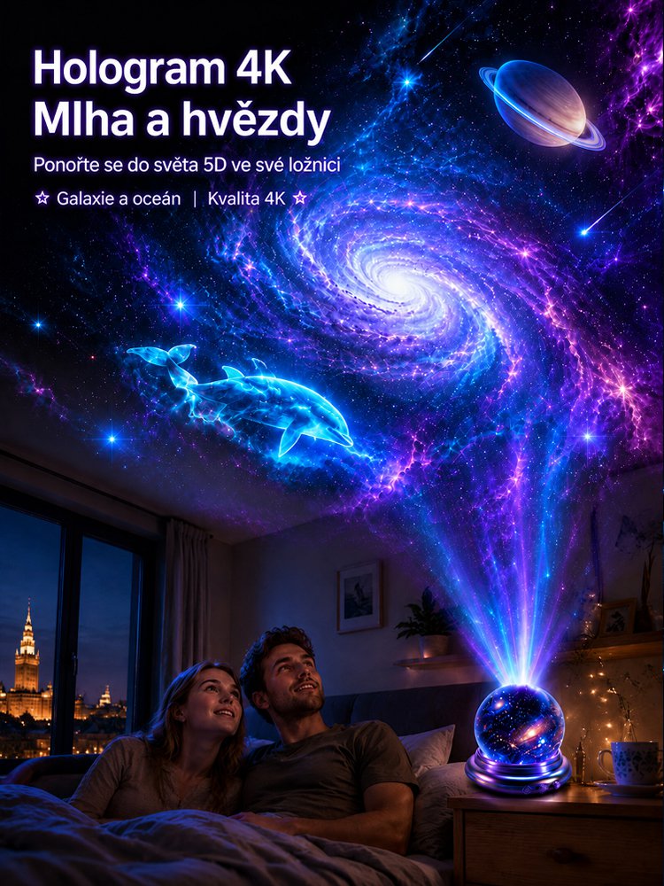  Za vteřinu přemění místnost na podmořský svět. Prodáno více než 100 tisíc kusů.