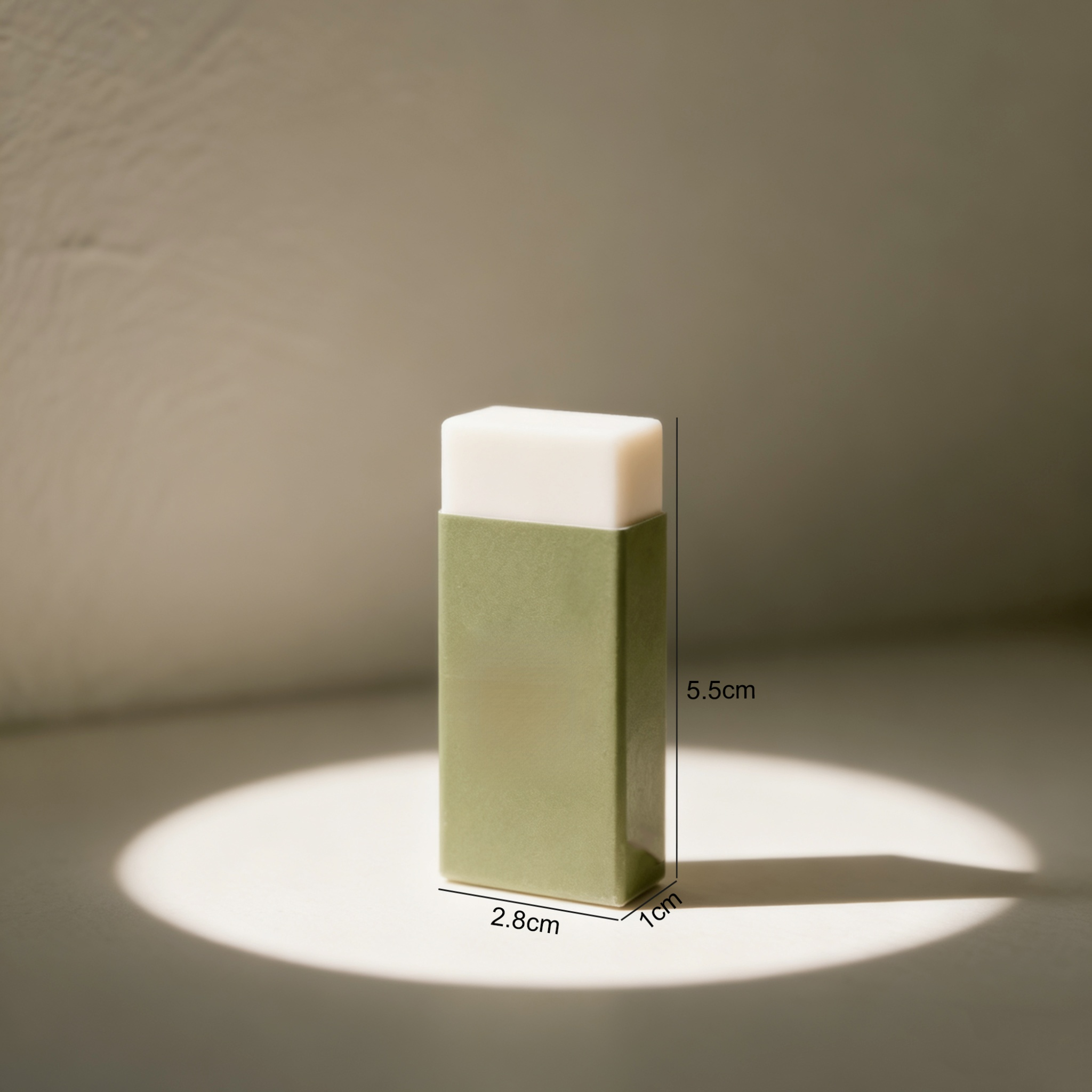 個性的な消しゴムデザインのアップ