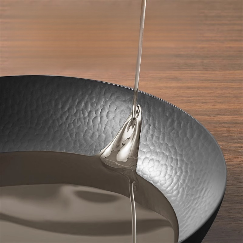 กระทะแบนแบบไม่เคลือบพกพาสะดวก