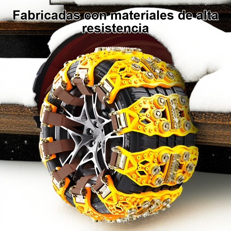 Cadenas de nieve de invierno engrosadas