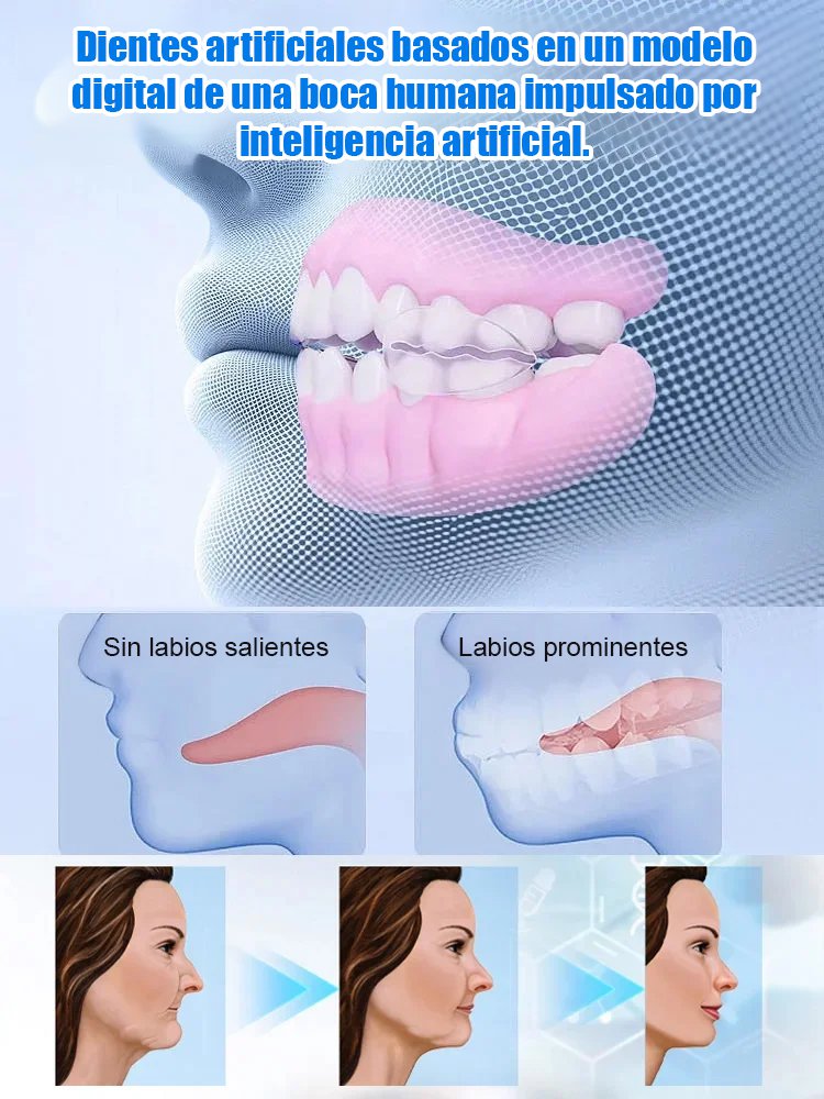 [Recomendación del dentista] Las dentaduras postizas cómodas sostienen la estructura facial