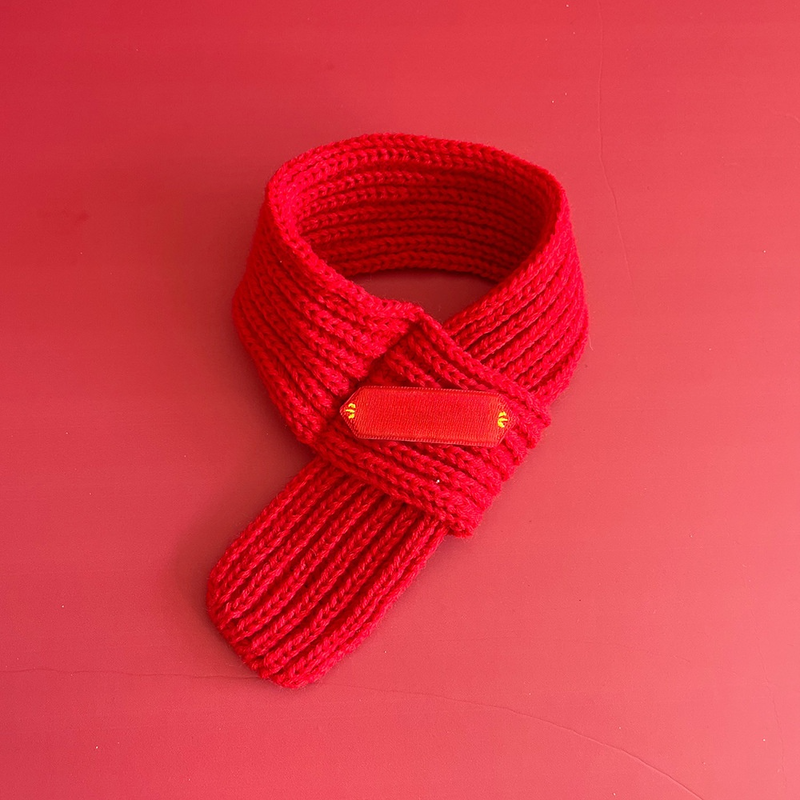 ผ้าพันคอสัตว์เลี้ยงปักลาย