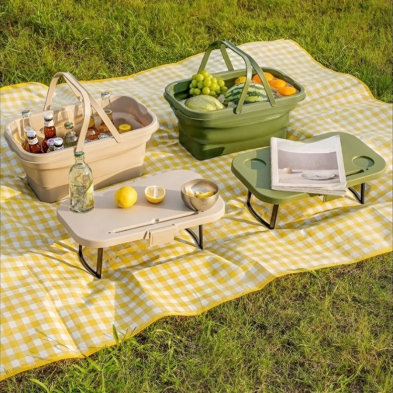 여행 및 낚시용 대용량 수납 바구니