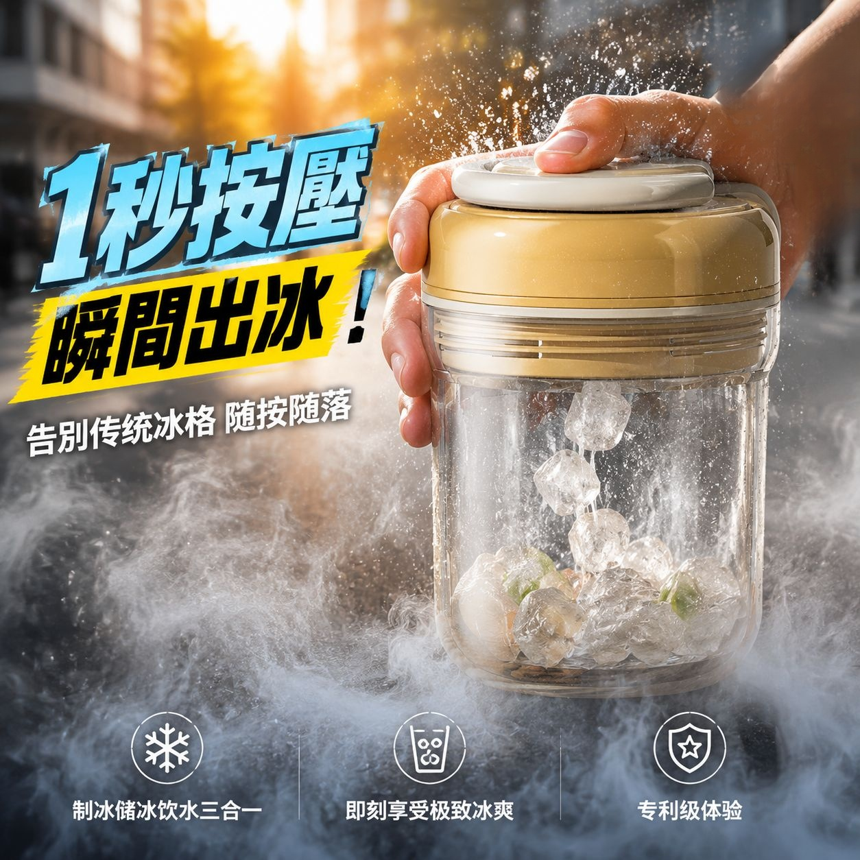 多功能冰模水壺｜隨身冰塊盒