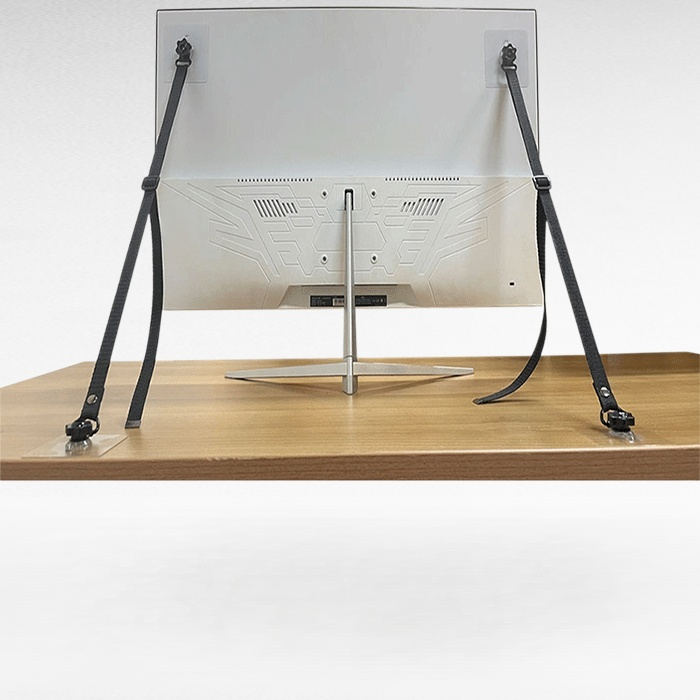 Verstellbarer TV-Sicherheitsgurt, geeignet für Fernsehtisch oder Schreibtisch, Anti-Kipp Möbelanker