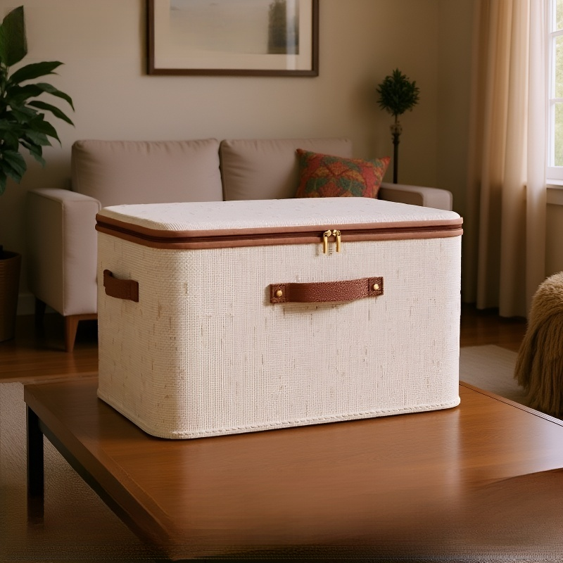 이중창 지퍼 이불 보관함