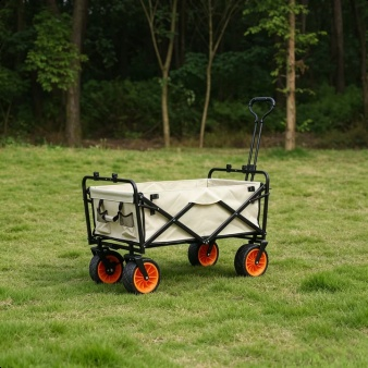 Portable picnic cart for camping and outdoor use