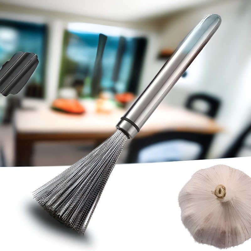 Cepillo de alambre de acero sin pelusa para uso doméstico en la cocina
