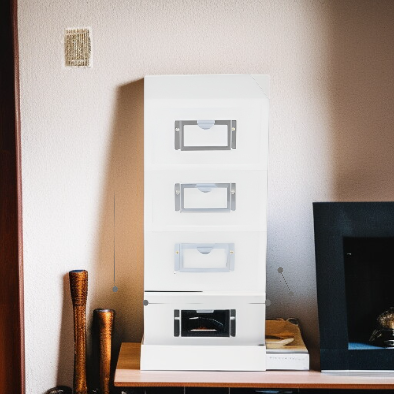 Mini zásuvková skříňka se třemi patry DecoZin Deco