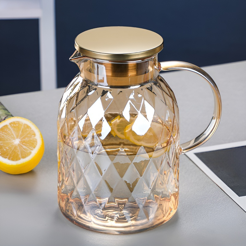 심플 스타일 대용량 냉수용 유리 주전자