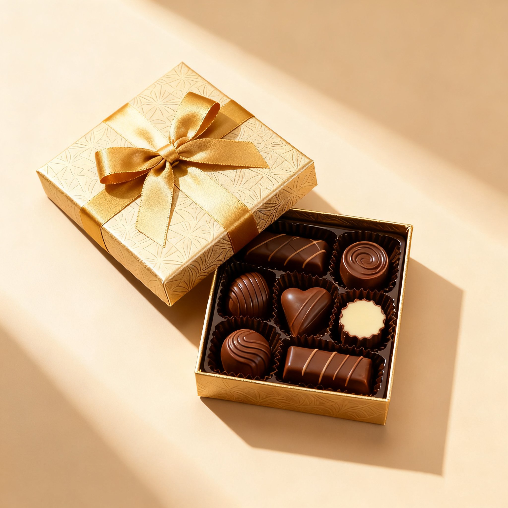 Výběr kvalitních čokolád v dárkové sadě