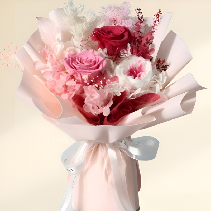 プリザーブドローズギフトボックス