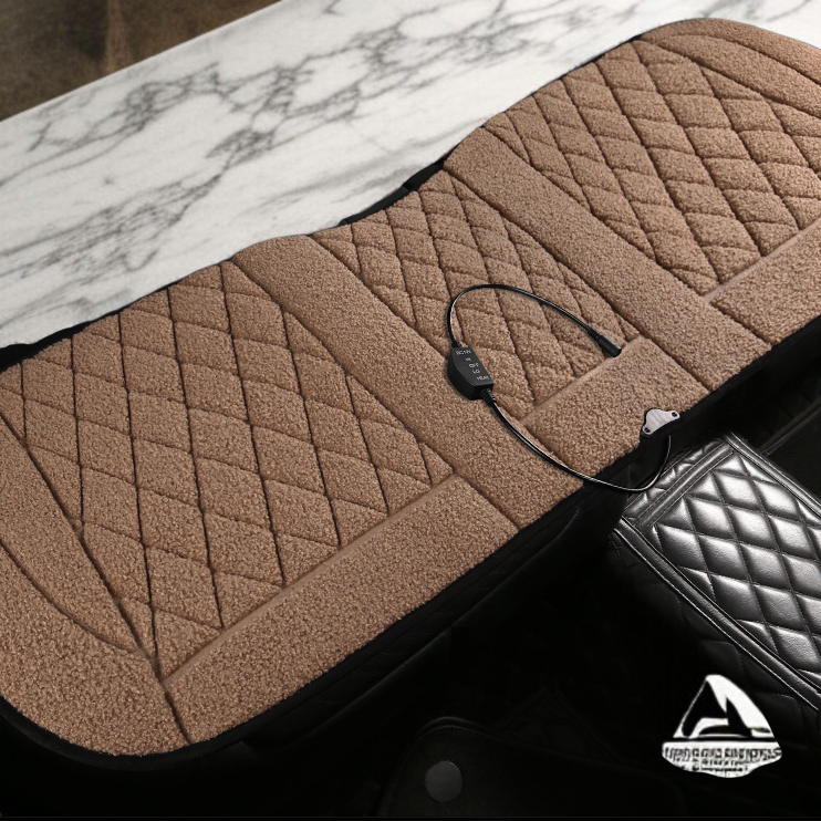 차량용 겨울 히팅 시트 라이너 12V 2단계 온도설정 후방 설치 쉬운 10초 발열 방수 미끄럼방지 고무 매트