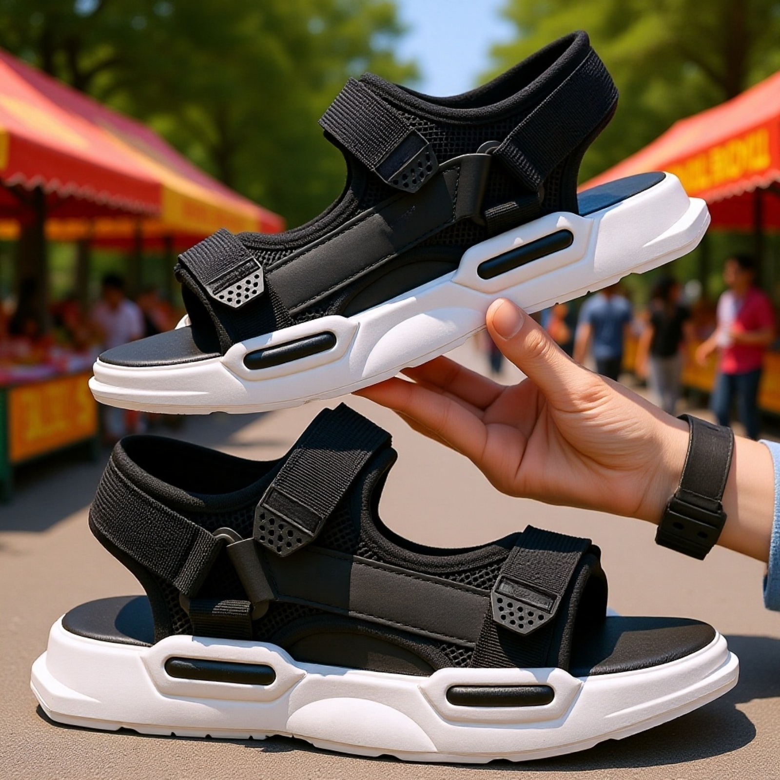 صندل رجالي كاجوال بنعل ناعم سميك