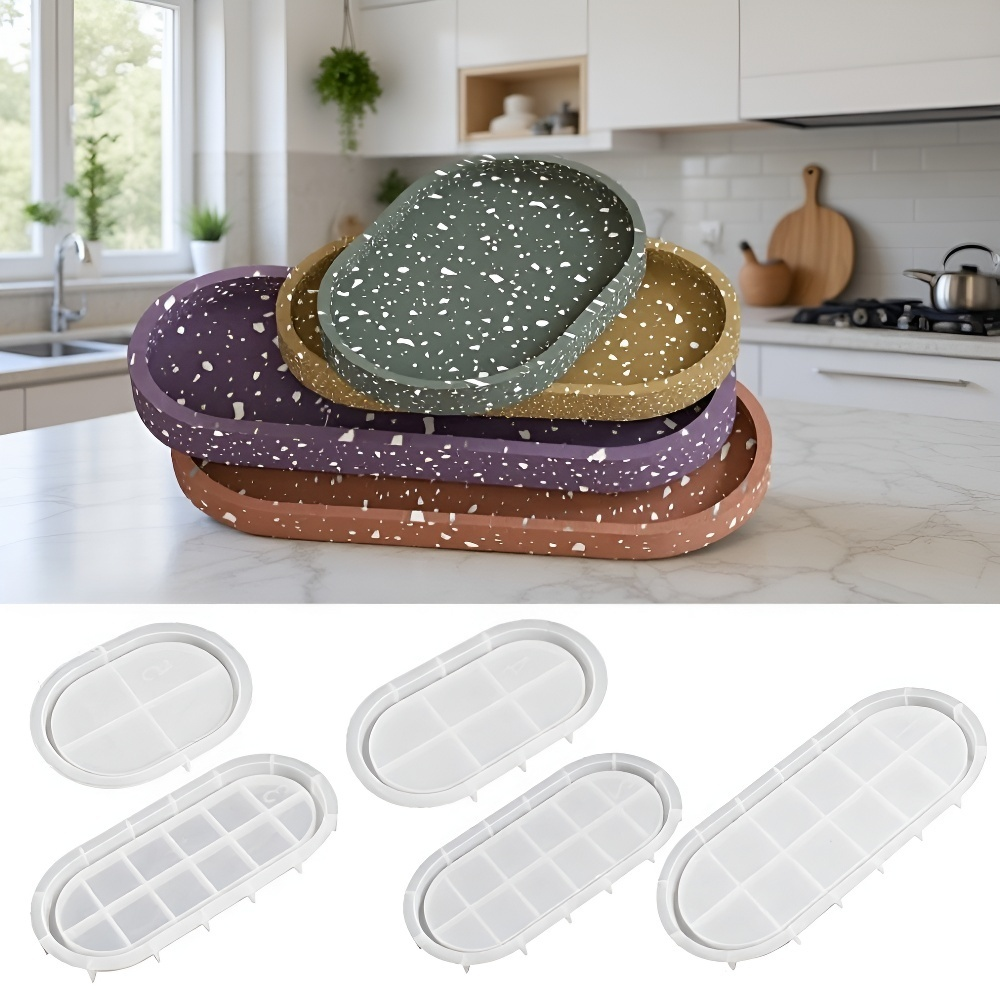 シリコン型で作られた収納トレイのサンプル