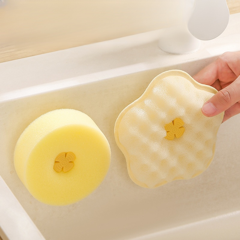 แปรงล้างจานอเนกประสงค์กำจัดคราบน้ำมัน